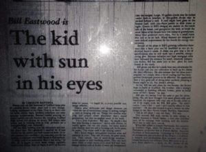 William Eastwood solar research and design early life newspaper article